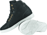 Speed and Strength Mad Dash Leather Shoes Black/White Womens Size - 7