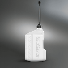 Load image into Gallery viewer, BikeMaster 5 Gallon White Jug Black Cap w/ Auto Shut Off Hose - Powersports Haven