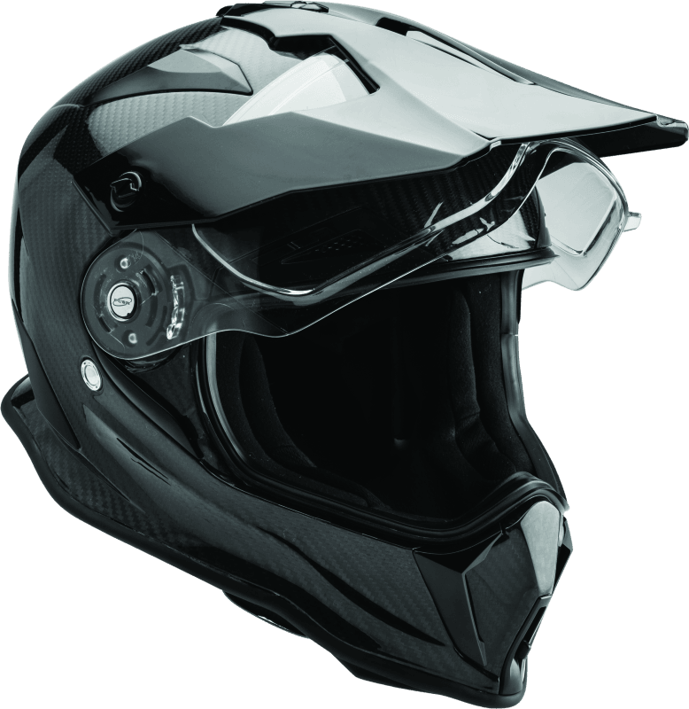 FIRSTGEAR Hyperion Carbon Helmet Black - Extra Small - Powersports Haven