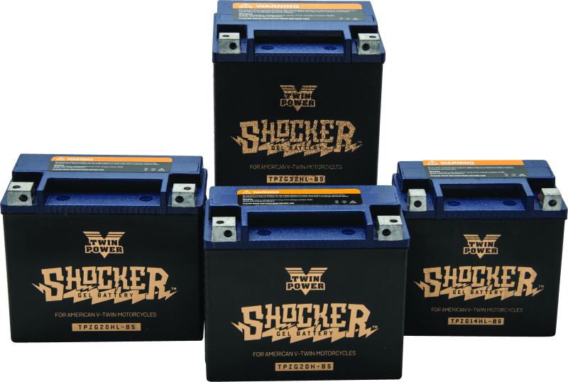 Twin Power YTX-14L Shocker Gel Battery Replaces H-D 65958-04 220 CCA - Powersports Haven