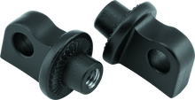 Load image into Gallery viewer, Kuryakyn Splined Peg Adaptors Satin Black - Powersports Haven