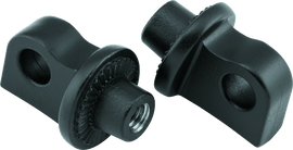Kuryakyn Splined Peg Adaptors Satin Black - Powersports Haven
