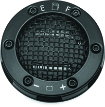 Load image into Gallery viewer, Kuryakyn Mesh LED Fuel &amp; Battery Gauge Black - Powersports Haven