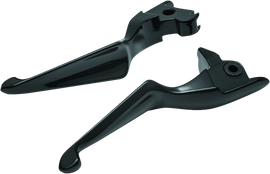 Kuryakyn Boss Blades Lever Set 14-16 Touring Gloss Black - Powersports Haven