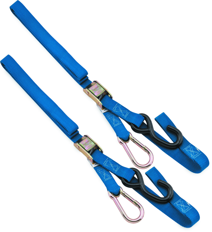 BikeMaster Tiedown Carabiner Softhook - Blue - Powersports Haven