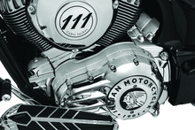 Load image into Gallery viewer, Kuryakyn Rear Oil Panel Accent Chrome Indian - Powersports Haven