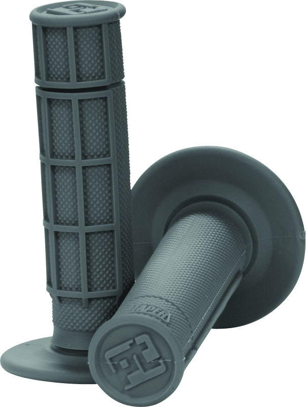 ProTaper Race Cut 1/2 Waffle Grips - Grey - Powersports Haven