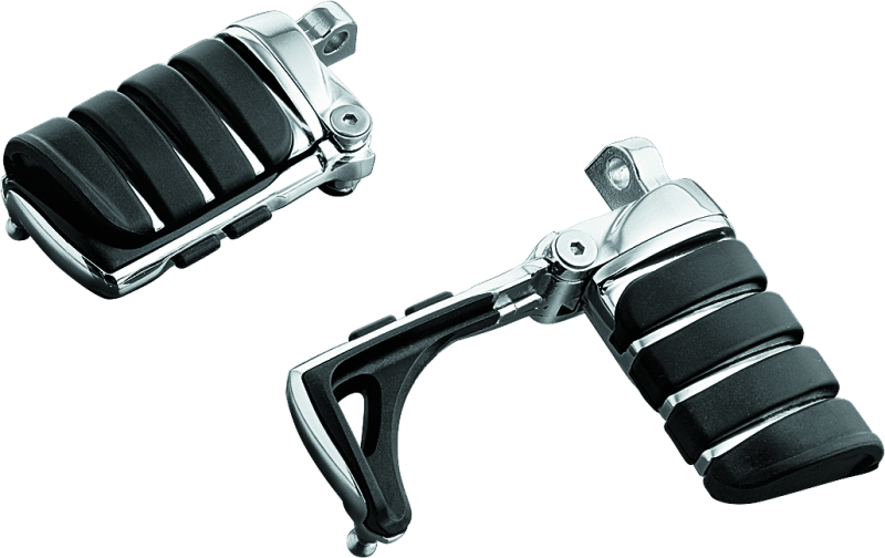 Kuryakyn Switchblade Pegs With Male Mount Adapter Chrome - Powersports Haven