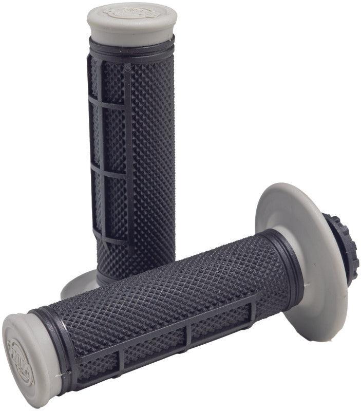 ProTaper Pro Series Clamp On 1/2 Waffle Gray/Black - Powersports Haven