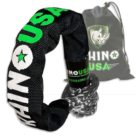 Rhino USA Synthetic Soft Shackle Gray - Powersports Haven