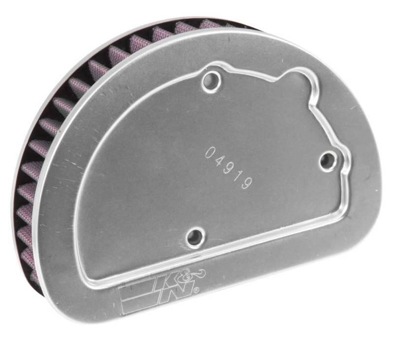 K&N Replacement Unique Air Filter 6.625in L x 4.75in W x 1.625in H with 1 Flange for Harley Davidson - Powersports Haven