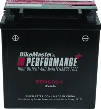 Load image into Gallery viewer, BikeMaster BTX16-BS-1 Battery - Powersports Haven