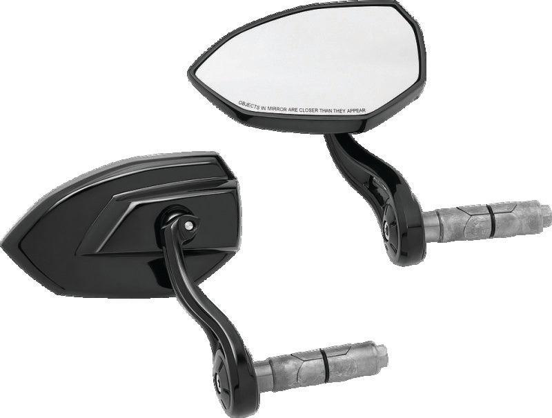 Kuryakyn Phantom Bar End Mirror Gloss Black - Powersports Haven