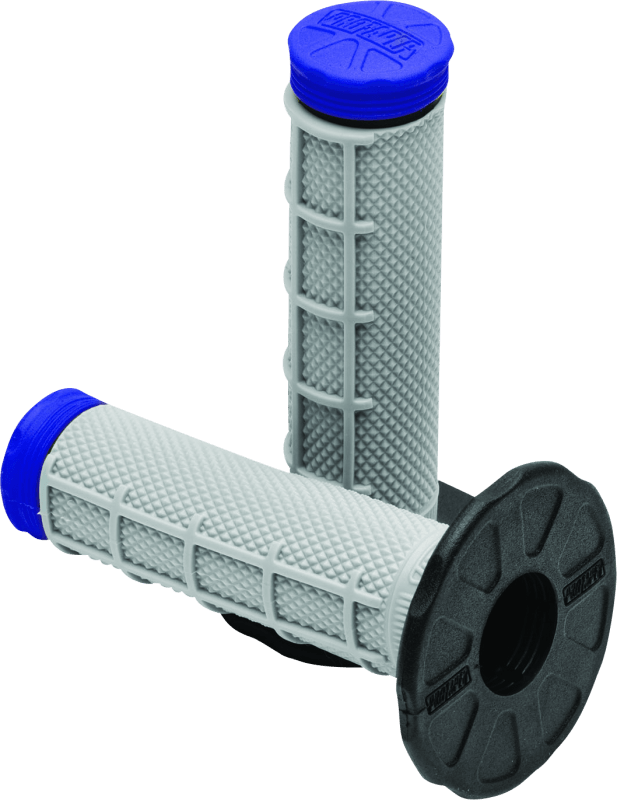 ProTaper Tri Density MX 1/2 Waffle Grips - Blue - Powersports Haven