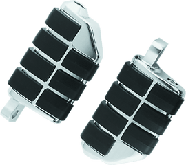 Kuryakyn Dually ISO Peg With Male Mount Adapter Chrome (Pair) - Powersports Haven