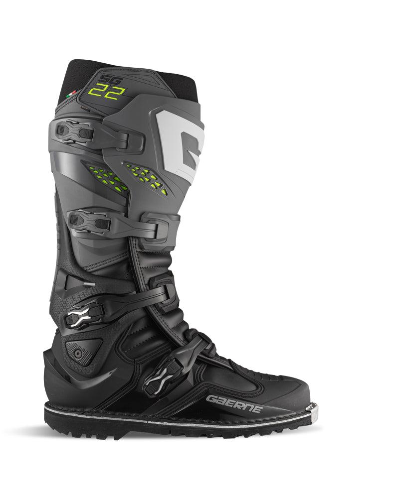 Gaerne SG22 Enduro Gore Tex Boot Anthracite Black Size - 12 - Powersports Haven