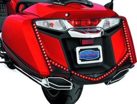 Kuryakyn L.E.D. Rear Fender Tip 12-17 GL1800 Gloss Black Smoke Lens - Powersports Haven