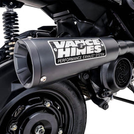 Vance & Hines HONDA 17-22 Navi Upswp Exh Black Slip-On Exhaust - Powersports Haven