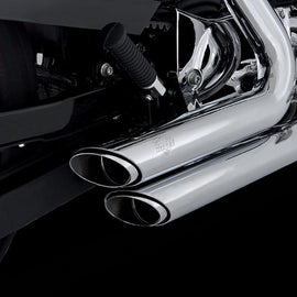 Vance & Hines HD Sportster 14-22 Shortshots Stag Chrome Full System Exhaust - Powersports Haven