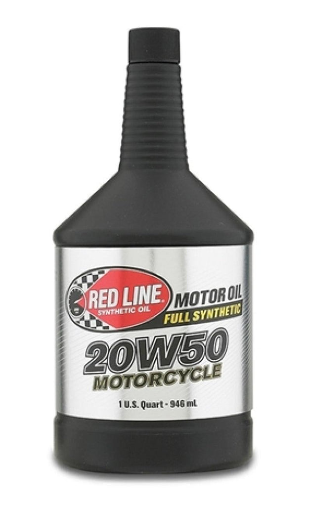 Red Line 20W50 Motorcycle Oil - Quart - Powersports Haven