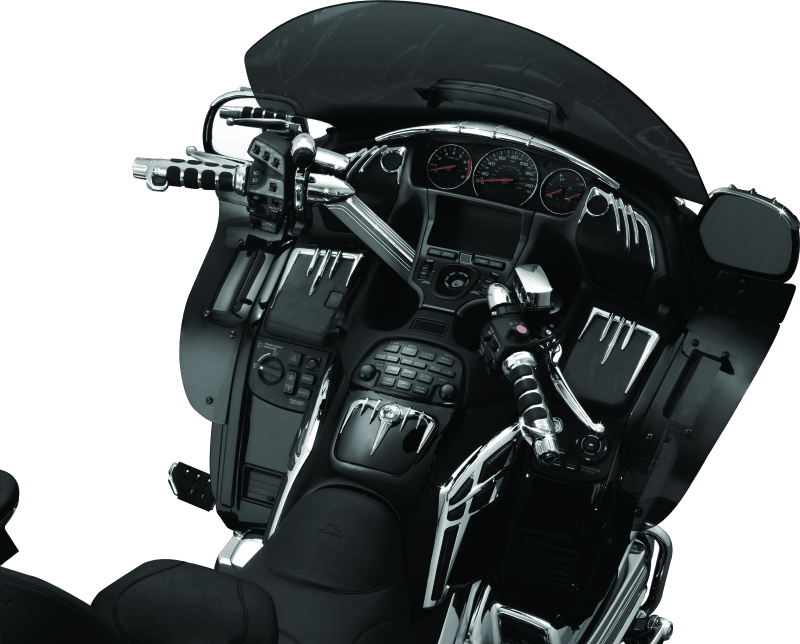 Kuryakyn ISO Grips For GL1800 With Heated Grips Chrome - Powersports Haven