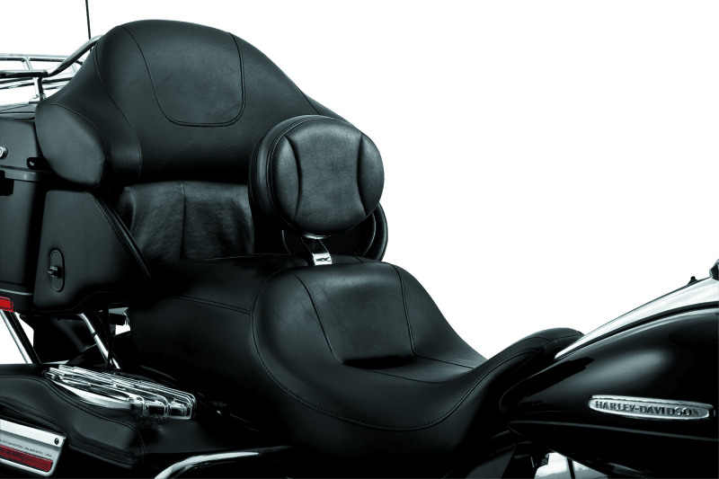 Kuryakyn Plug-In Driver Backrest 97-Up Touring Chrome - Powersports Haven