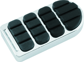 Kuryakyn ISO Longhorn Brake Pedal Pad Chrome - Powersports Haven