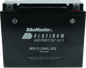 BikeMaster AGM Battery - MS12-24HL-BS - Powersports Haven
