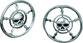 Kuryakyn Zombie Speaker Grills Chrome - Powersports Haven