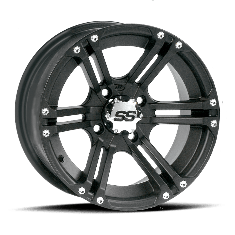 ITP SS 212 14x8 / 4x110 BP / 5+3 Offset Black Wheel - Powersports Haven