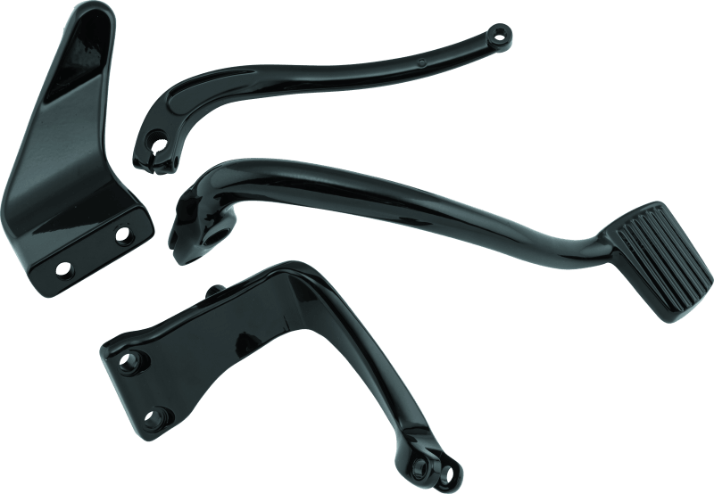 Bikers Choice 06-17 Dyna 2 Inch Extended Mid Control Kit Black - Powersports Haven