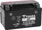 Yuasa YTX7A-BS Maintenance Free AGM 12-Volt Battery w/Bottle