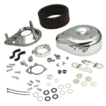Load image into Gallery viewer, S&amp;S Cycle 91-06 Carbureted XL Sportster Models Teardrop Air Cleaner Kit - Chrome - Powersports Haven