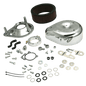 S&S Cycle 91-06 Carbureted XL Sportster Models Teardrop Air Cleaner Kit - Chrome - Powersports Haven