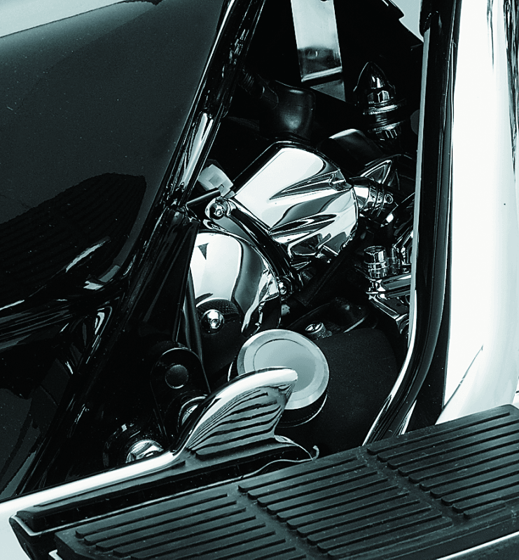 Kuryakyn Solenoid Cover 90-06 Big Twins 91-19 XL Sportsters Chrome - Powersports Haven