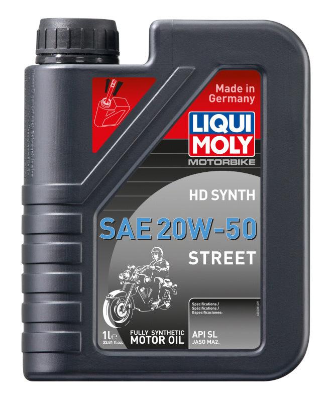 LIQUI MOLY 1L Motorbike HD Synth SAE 20W50 Street - Powersports Haven