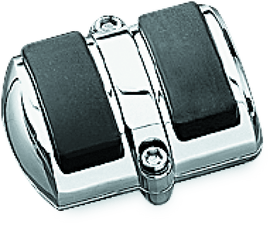 Kuryakyn Brake Pedal Cover 3in Wide Chrome - Powersports Haven