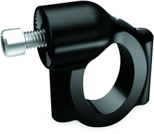 Load image into Gallery viewer, Kuryakyn Side Mount License Plate Holder Clamp 86-17 Softails Gloss Black - Powersports Haven