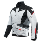 Dainese Tempest 3 D Dry Jacket Glacier Gray/Black/Lava Red Size - 54