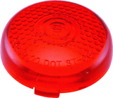 Bikers Choice Replacement Honycomb Red Lens For LED Bullet Turn Signal
