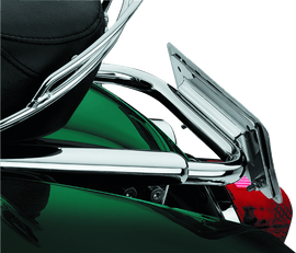 Kuryakyn Laydown License Plate Holder 97-08 Touring Chrome - Powersports Haven