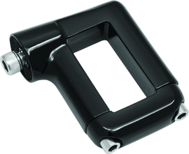 Kuryakyn Side Mount License Plate Clamp Black - Powersports Haven