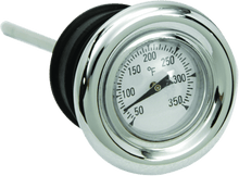 Load image into Gallery viewer, Bikers Choice 70-86 FL FX 70-78 XLCH Chrome Oil Dipstick With Temp Gauge Replaces H-D 62635-79T - Powersports Haven
