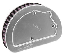 Load image into Gallery viewer, K&amp;N Replacement Unique Air Filter 6.625in L x 4.75in W x 1.625in H with 1 Flange for Harley Davidson - Powersports Haven
