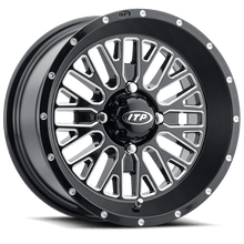 Load image into Gallery viewer, ITP Momentum 20x6.5 / 4x137 BP / 10mm Offset Black w/ Milled Accents Wheel - Powersports Haven