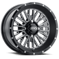 ITP Momentum 20x6.5 / 4x137 BP / 10mm Offset Black w/ Milled Accents Wheel - Powersports Haven