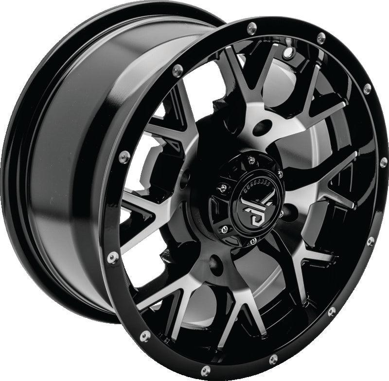 QuadBoss Barbwire 14X7 - 5+2 - 4/110 - Milled - Powersports Haven