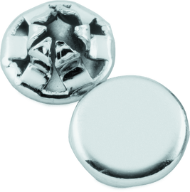 Kuryakyn Custom End Plugs Chrome For 1/4inch Allen Bolts (Set of 10) - Powersports Haven