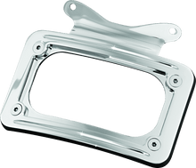 Load image into Gallery viewer, Kuryakyn Curved License Plate Mount Chrome - Powersports Haven