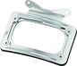 Kuryakyn Curved License Plate Mount Chrome - Powersports Haven